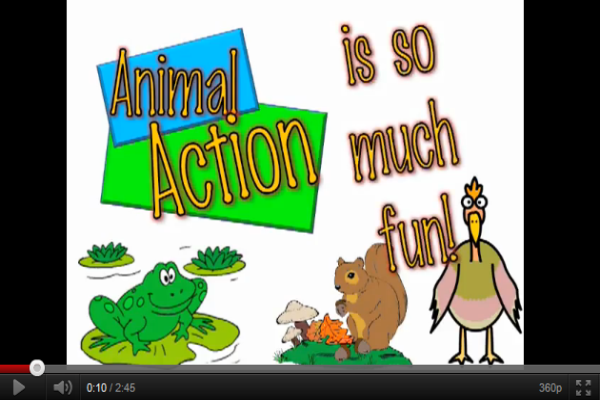 Song: Animal action | Recurso educativo 50745 - Tiching