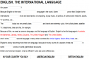 English, the international language | Recurso educativo 10028