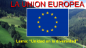 La Unión europea | Recurso educativo 16843