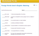 Foreign words used In English: Matching | Recurso educativo 68788