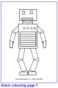 Robots colouring pages | Recurso educativo 75496