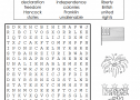 Independence day wordsearch | Recurso educativo 76984