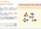 Tipus de poliedres: Desenvolupament de poliedres regulars | Recurso educativo 82957