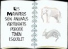 Els mamifers. | Recurso educativo 92318