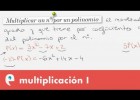 Multiplicación de polinomios I | Recurso educativo 110040