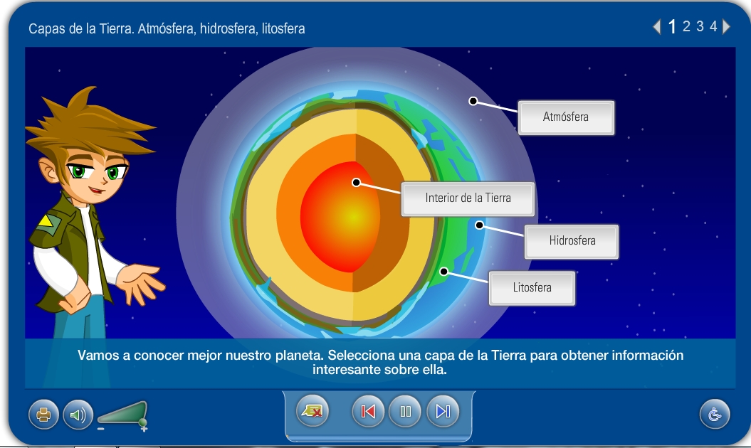 Las capas de la Tierra Recurso educativo 675892 Tiching