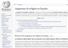 Asignatura de religión en España | Recurso educativo 744021