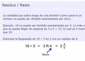 El resto de la división | Recurso educativo 772125